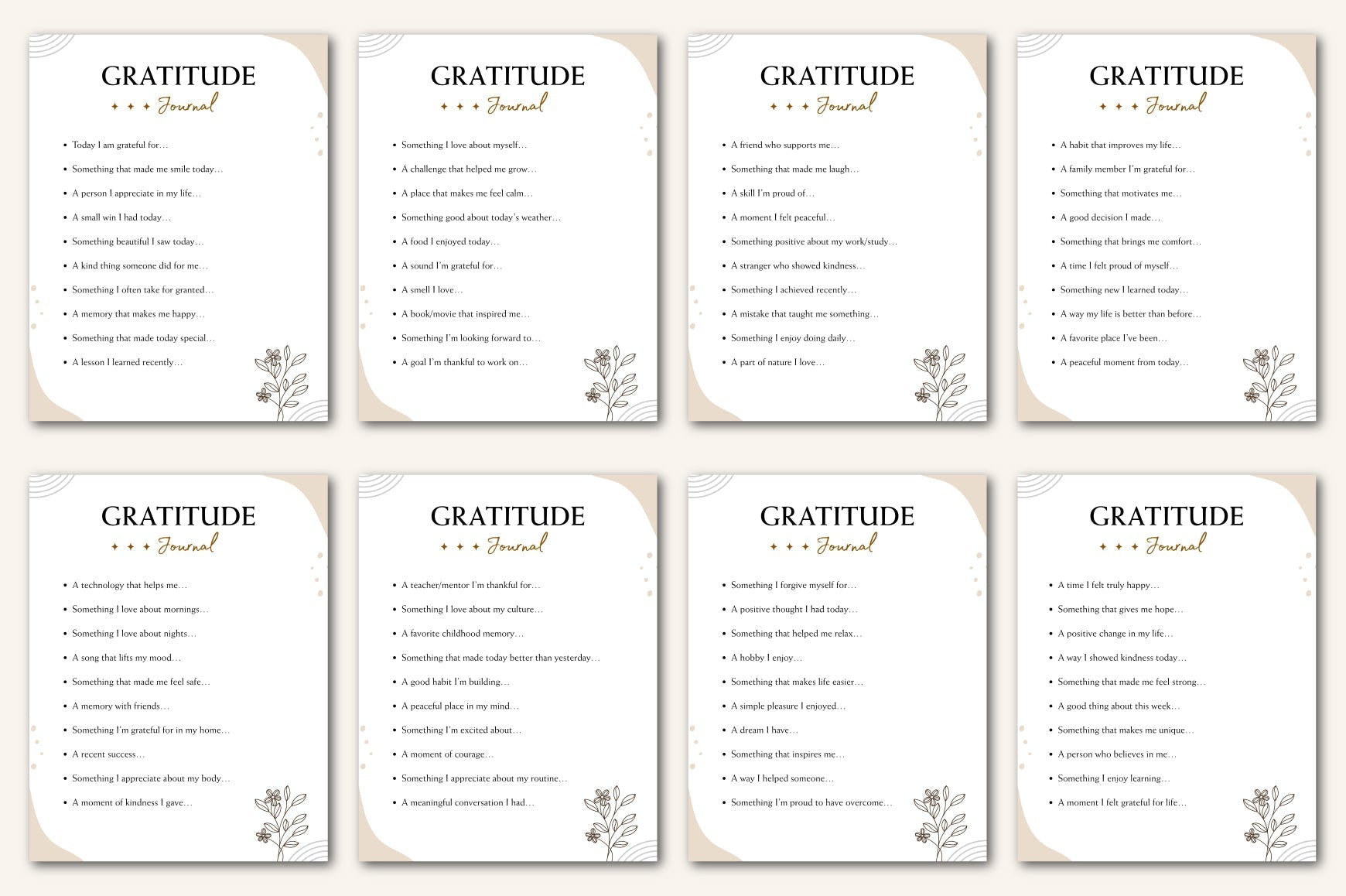 My First Gratitude Journal