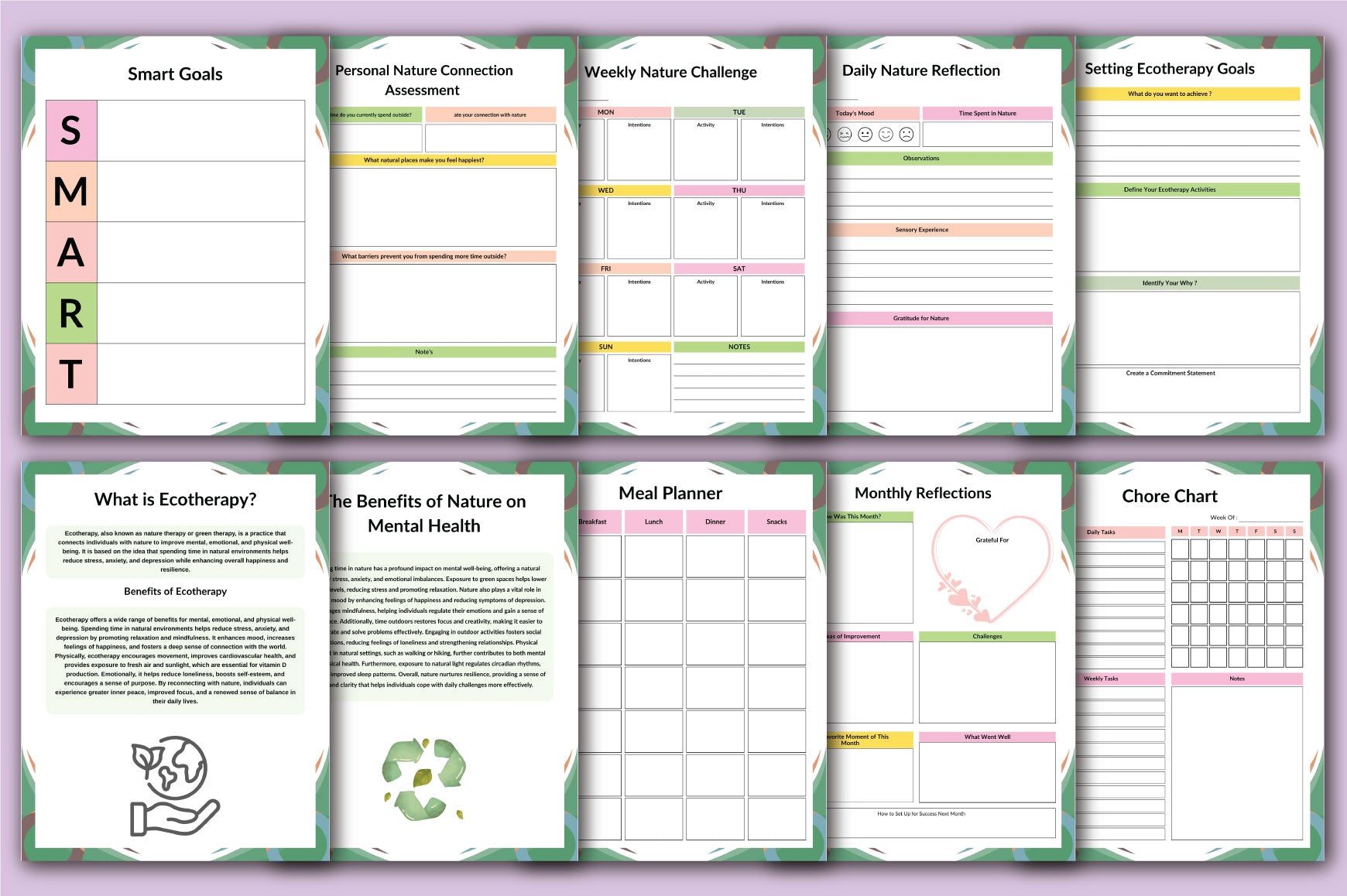 Ecotherapy Journal: Enhance Well-being with Nature Therapy
