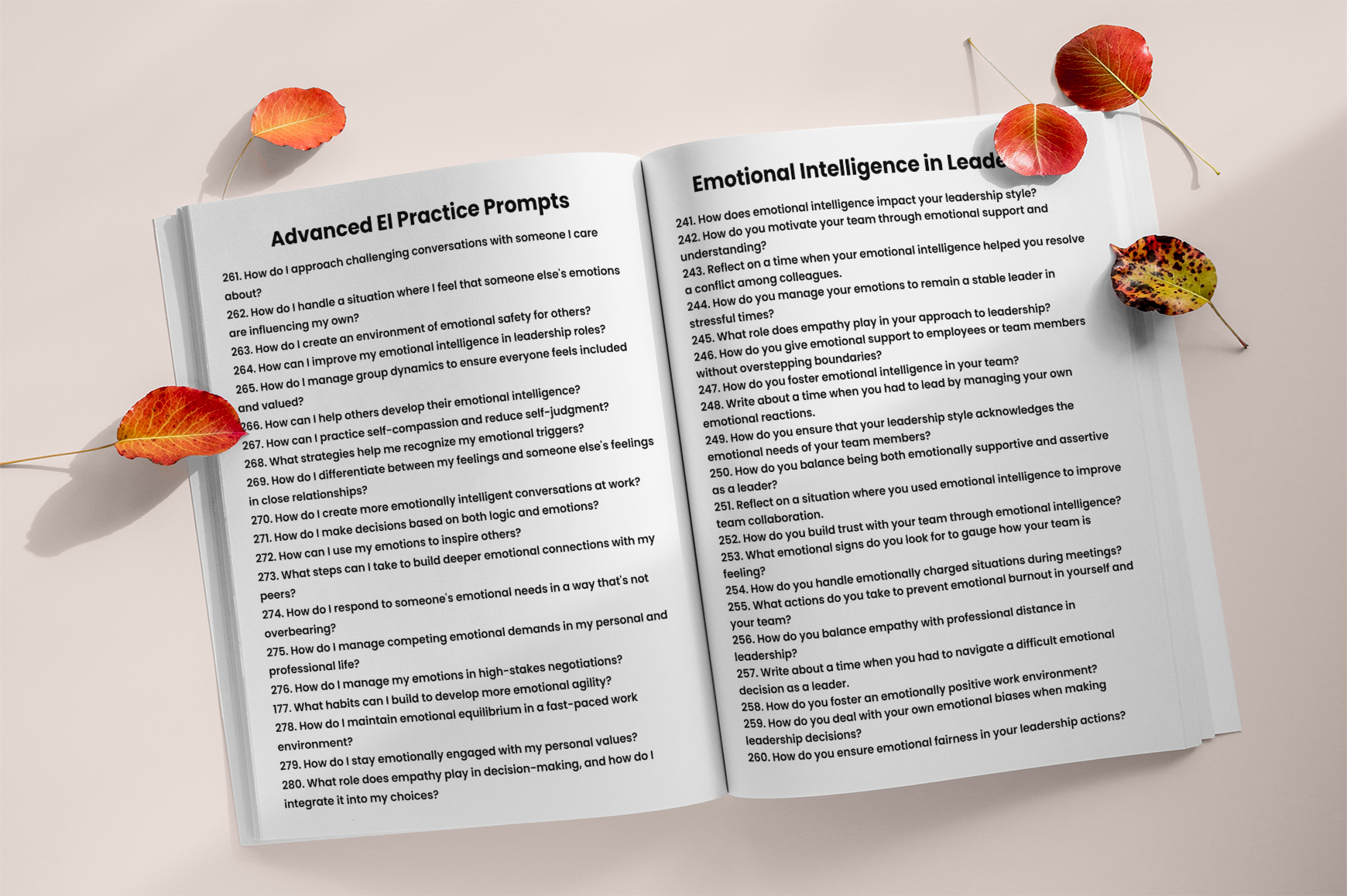 Self-Awareness Emotional Skills Prompts