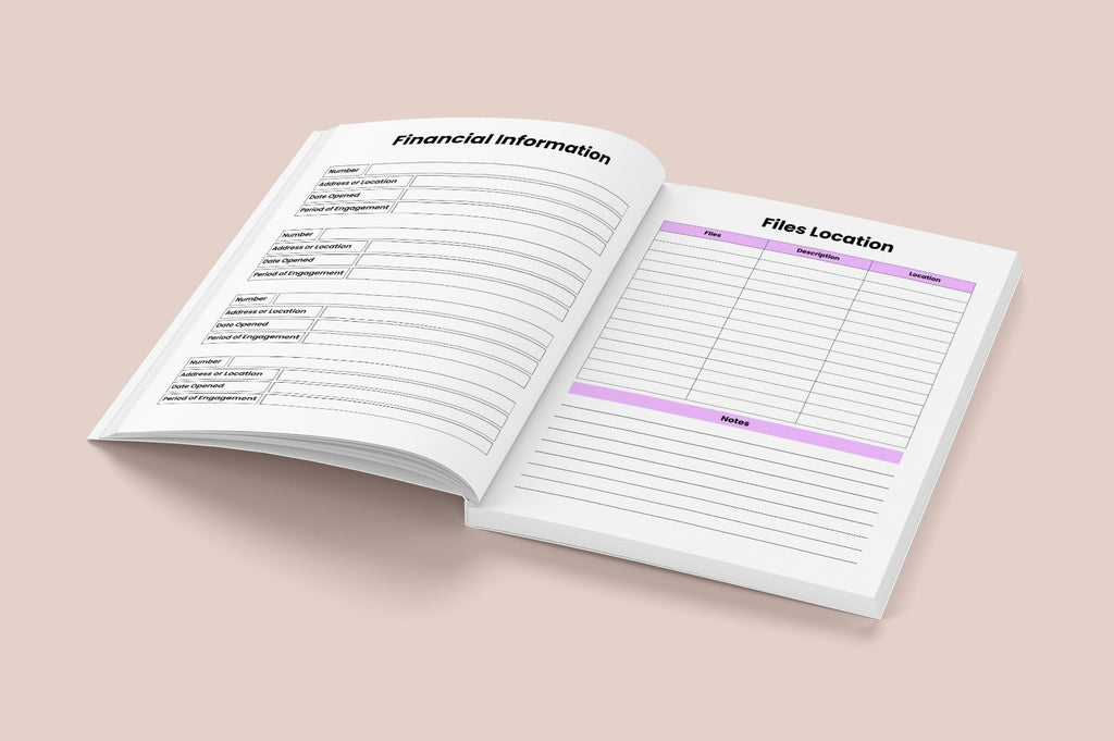 Final Wishes Planning Planner