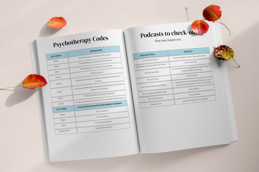 Therapy Practice Journal
