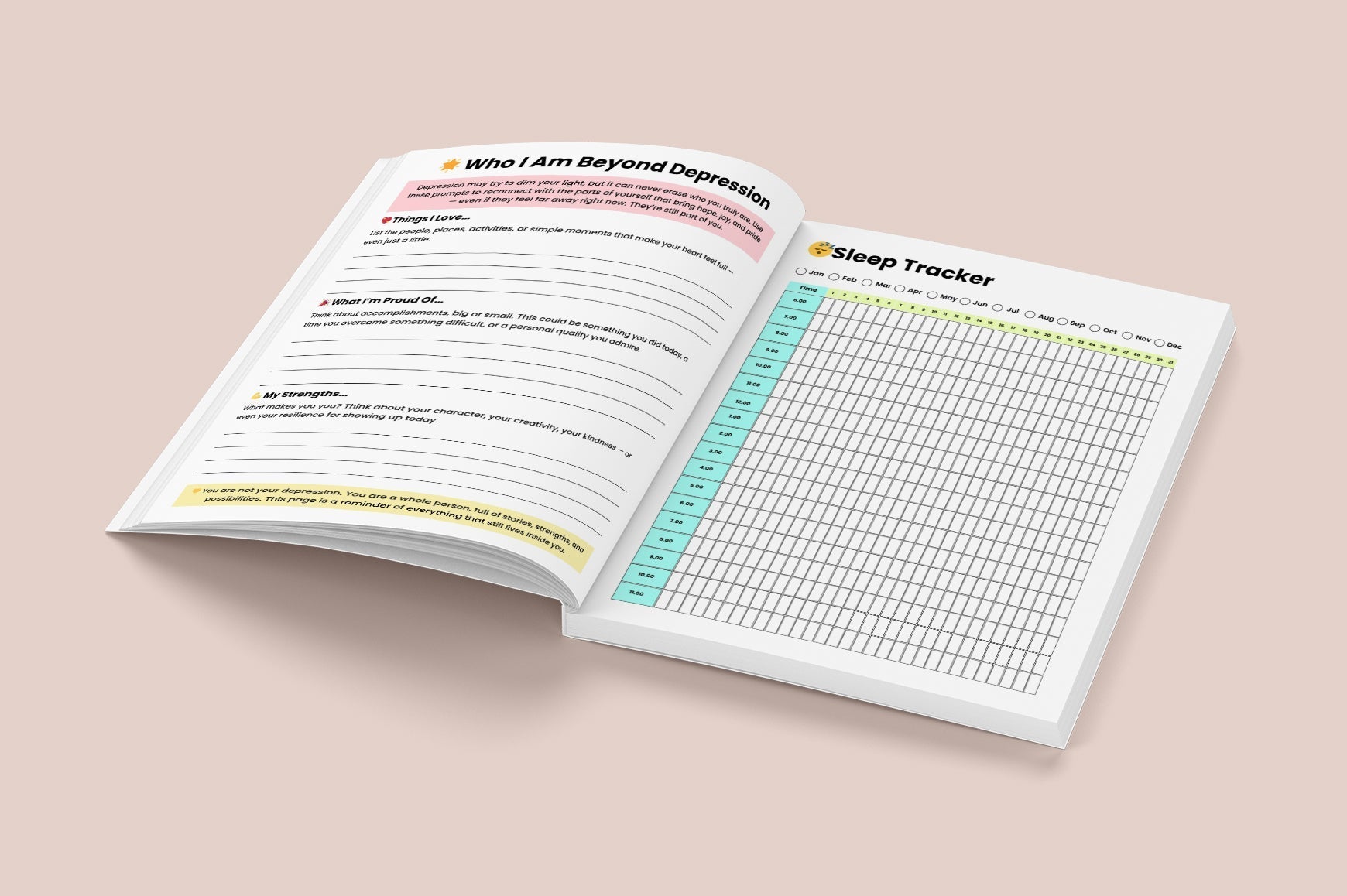 Depression Healing and Recovery Workbook