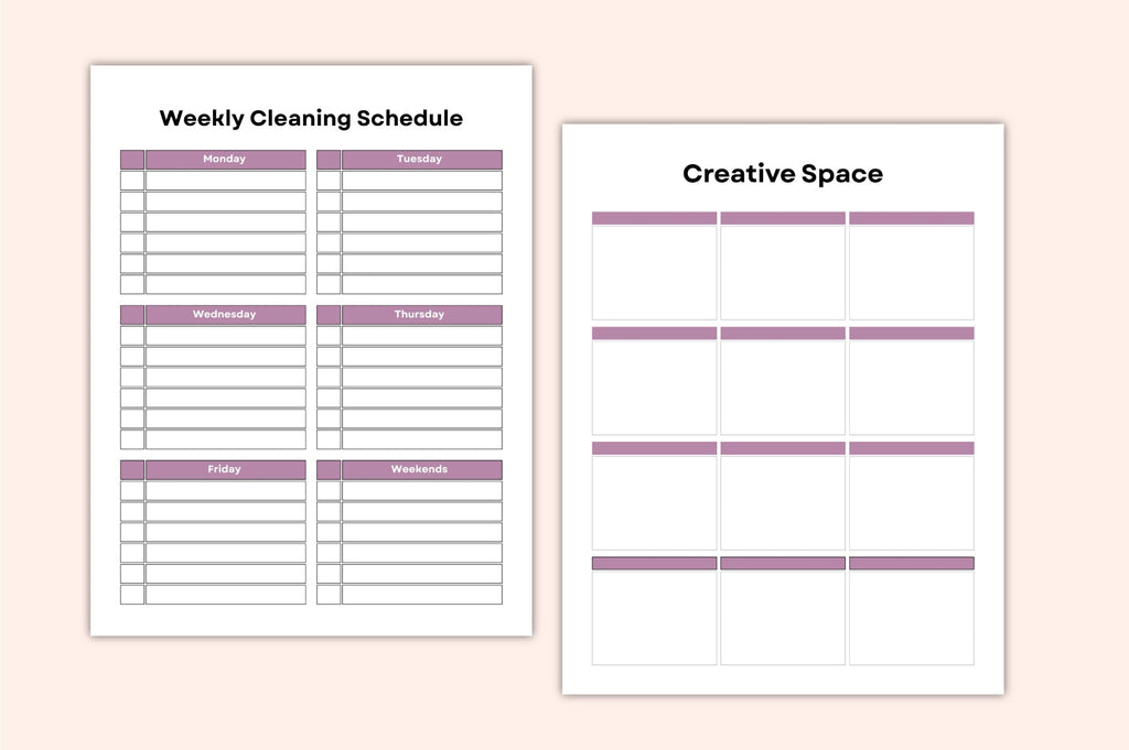 Family Home Binder Planner