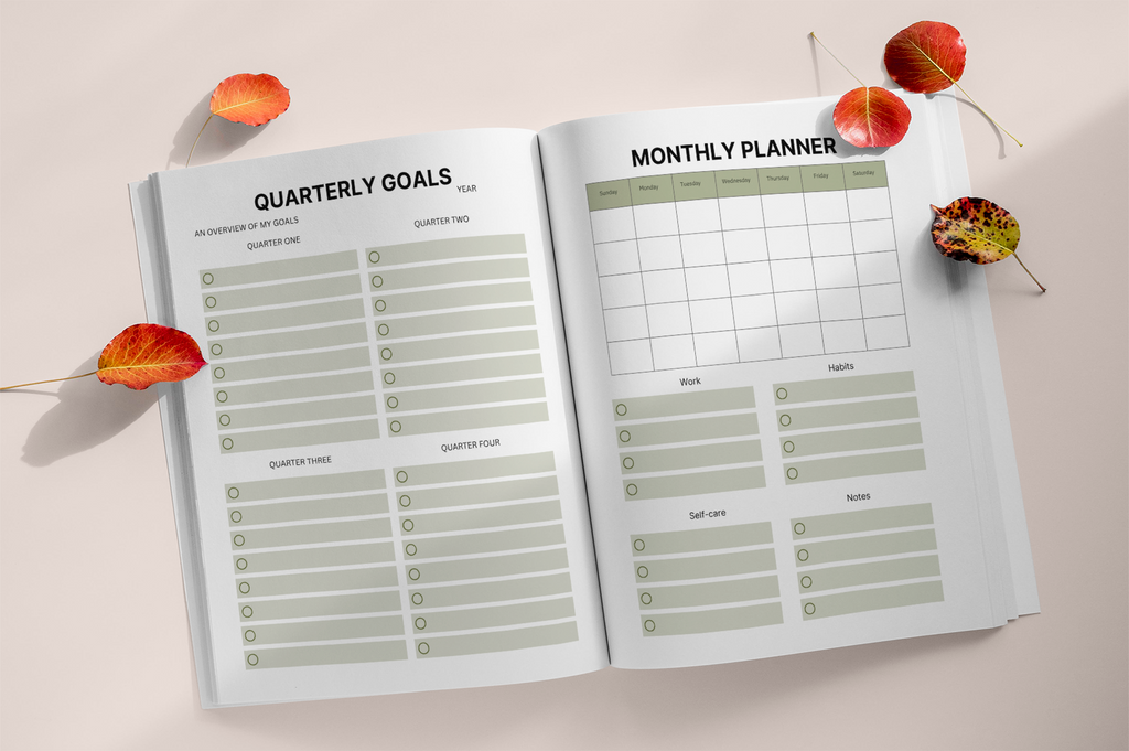 Goal Setting Daily Action Planner