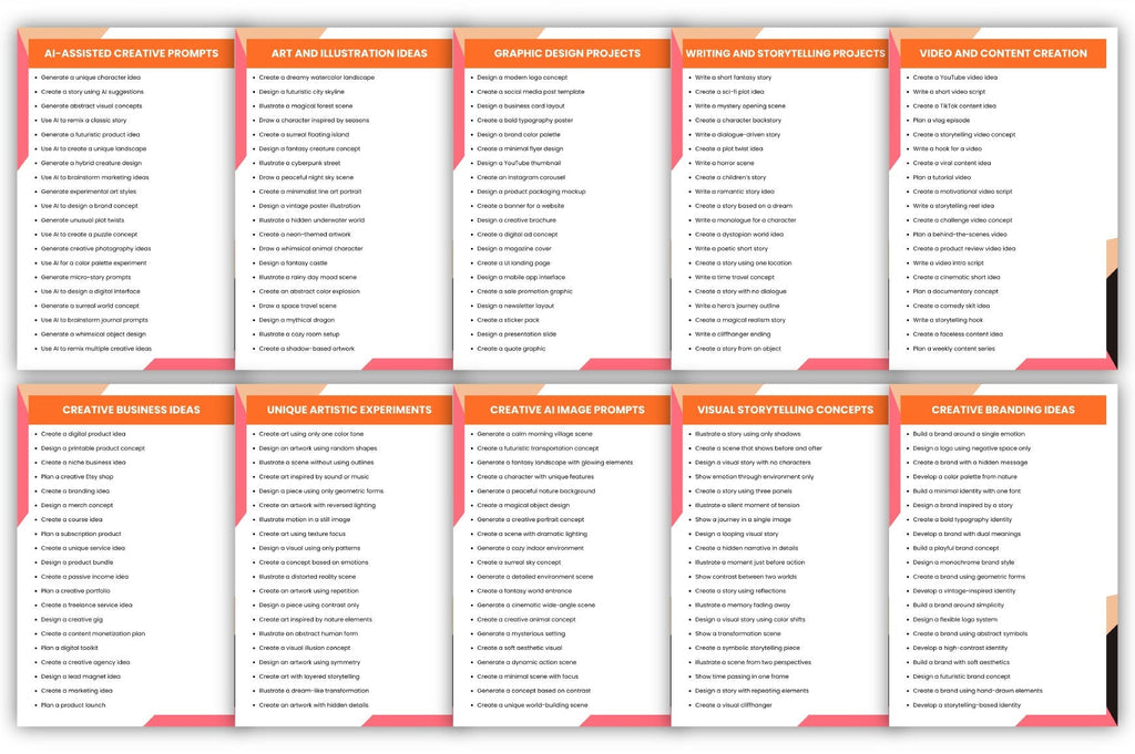AI for Creative Projects Prompts
