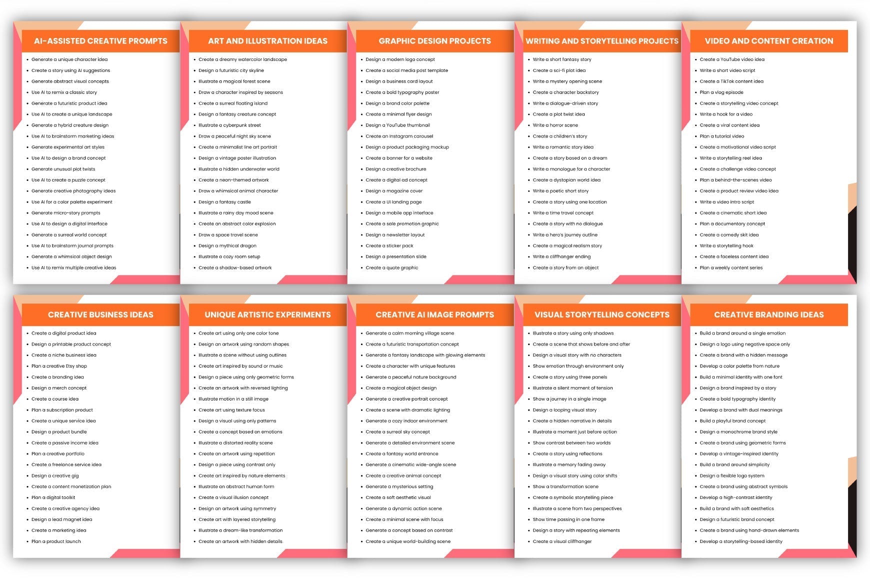 AI for Creative Projects Prompts