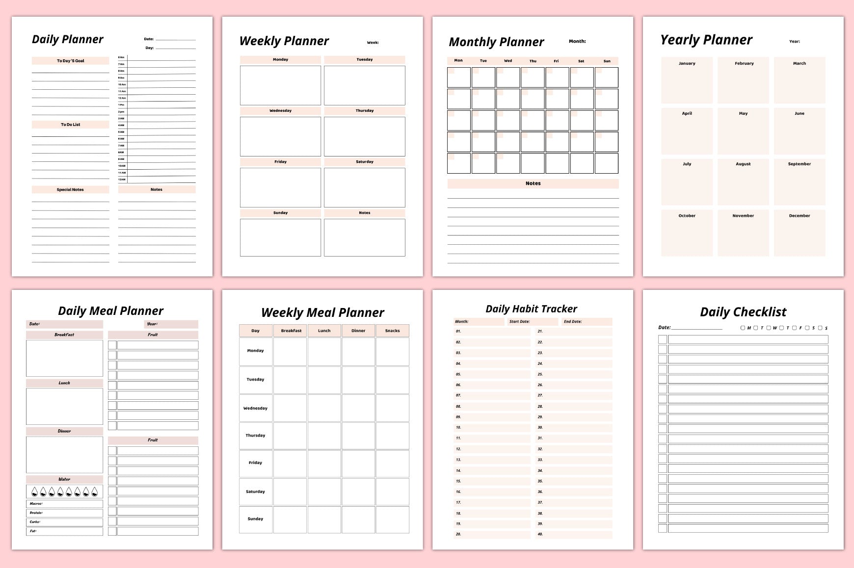 Happy Life Planner