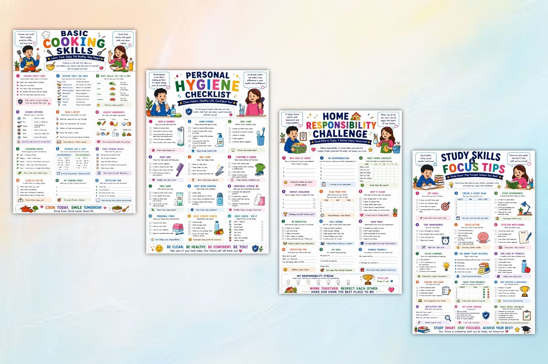 Teen Life Skills Challenge Book