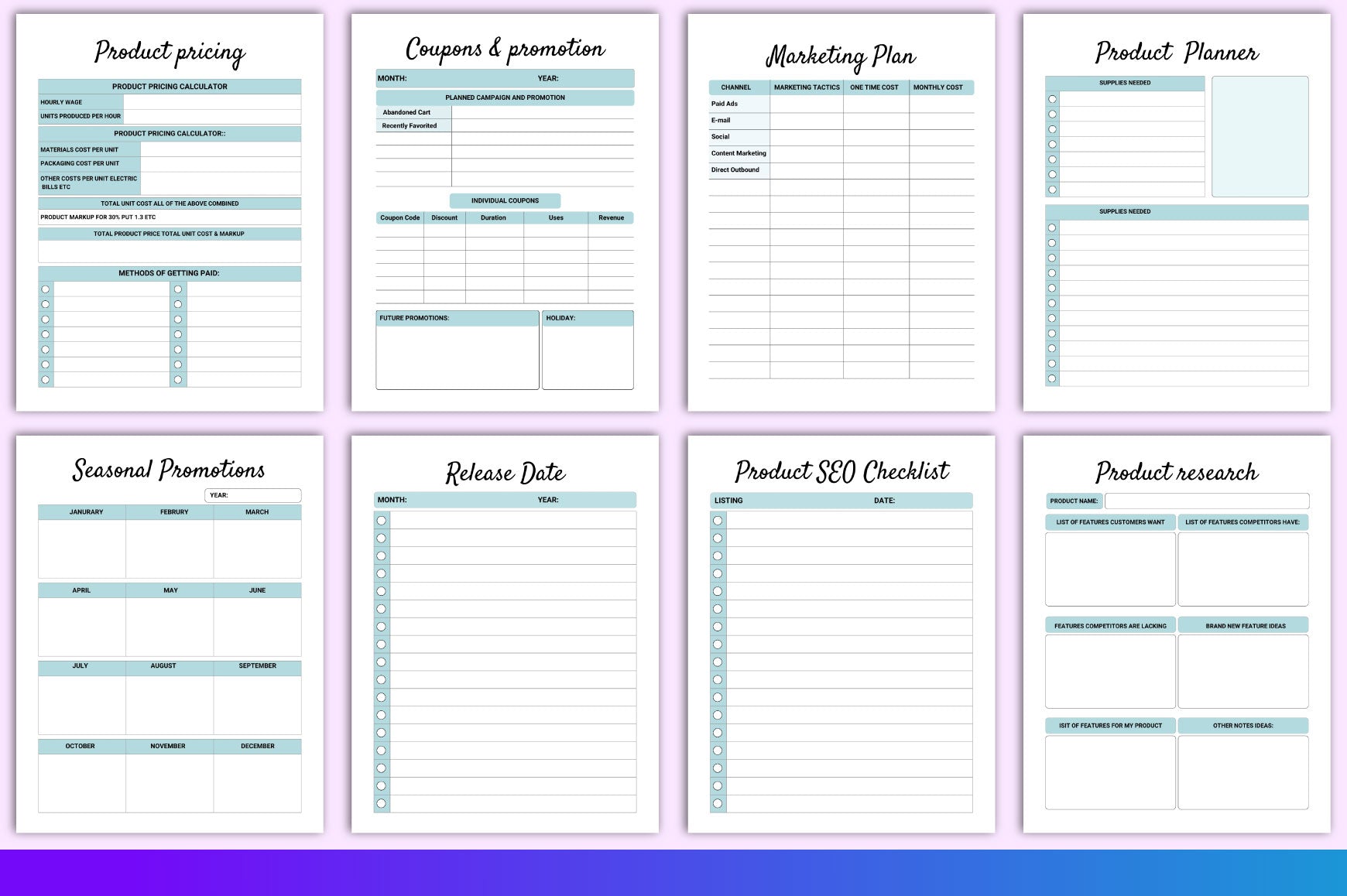 Marketing Planner Guide
