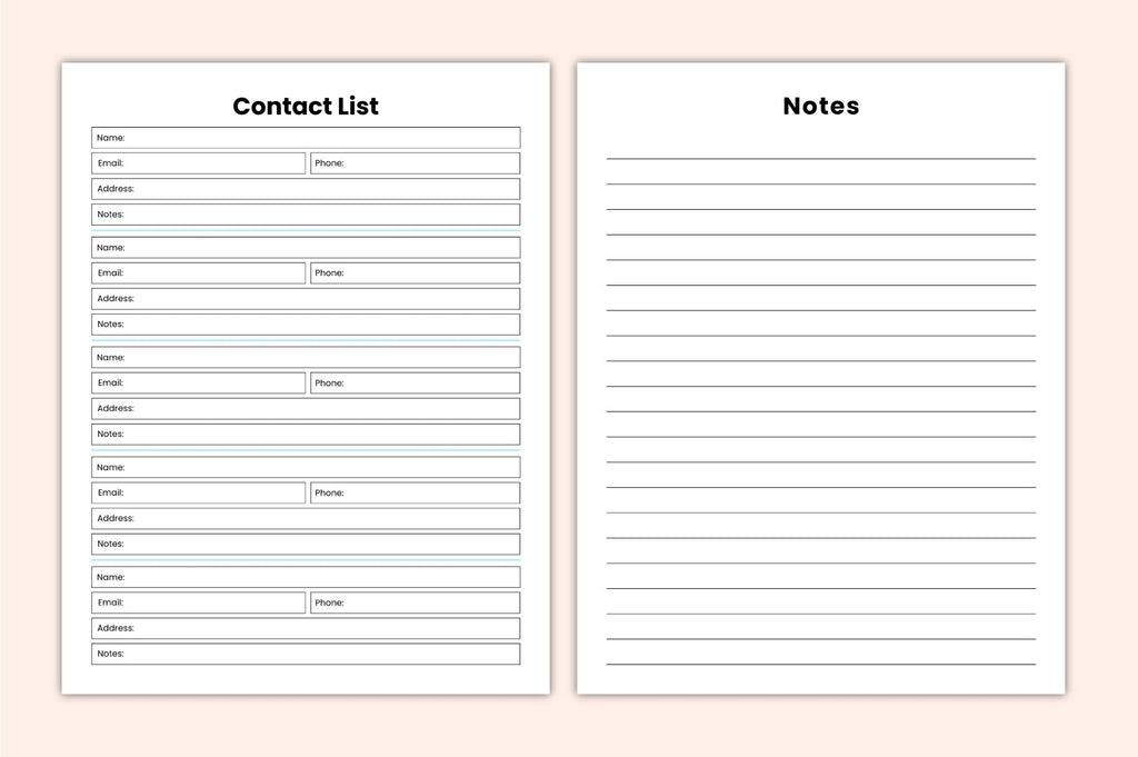 Daily & Weekly Goal Journal