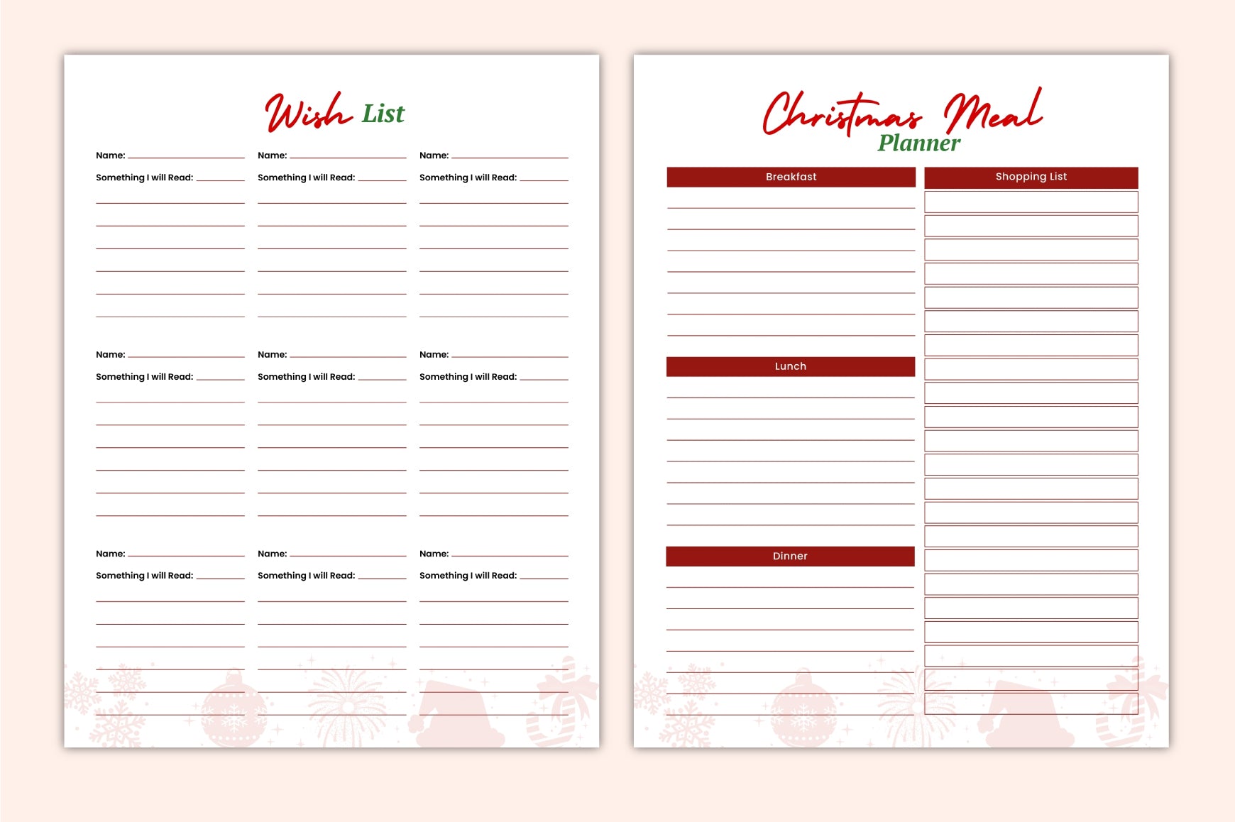 Holiday Memories Christmas Journal