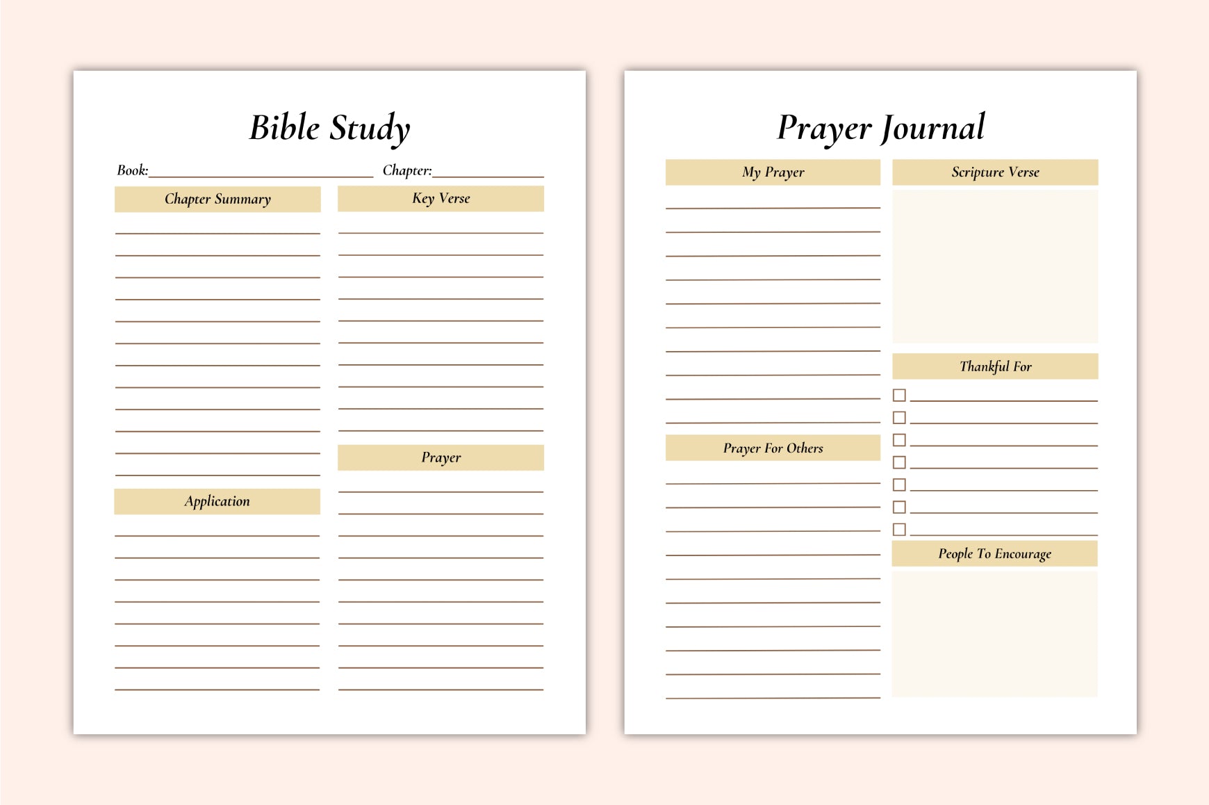 Faith Spiritual Growth Journal