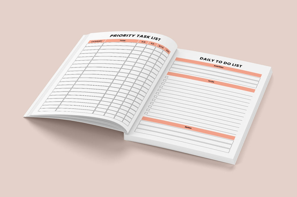 ADHD Organization & Productivity Journal Printable Pages