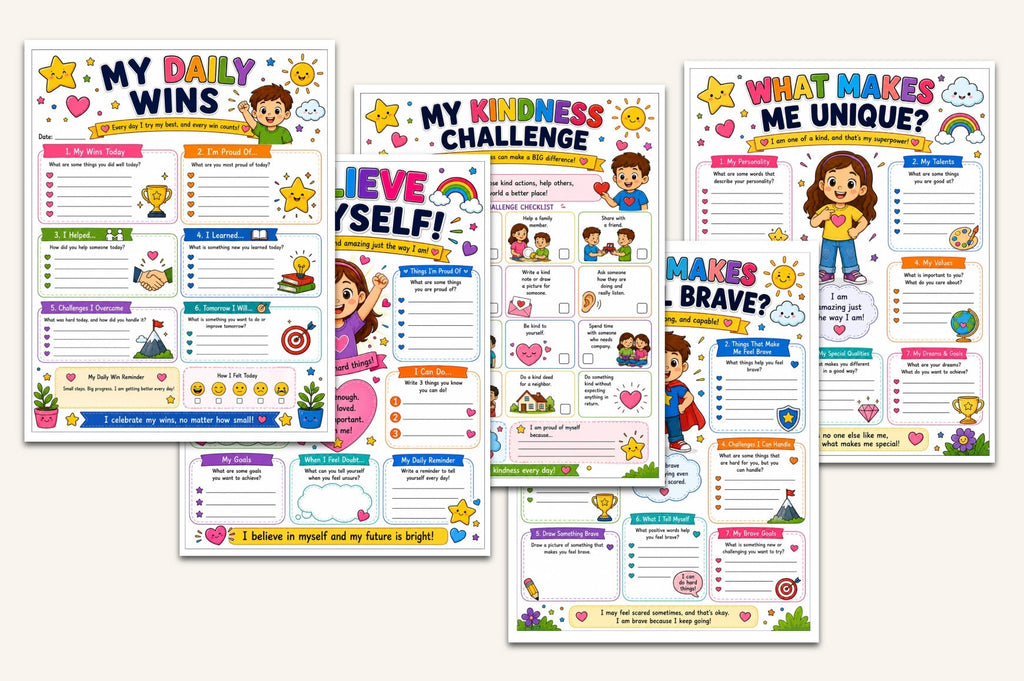 Self Esteem For Kids Workbook