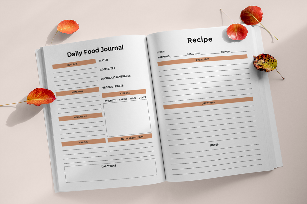 Healthy Eating Wellness Food Journal