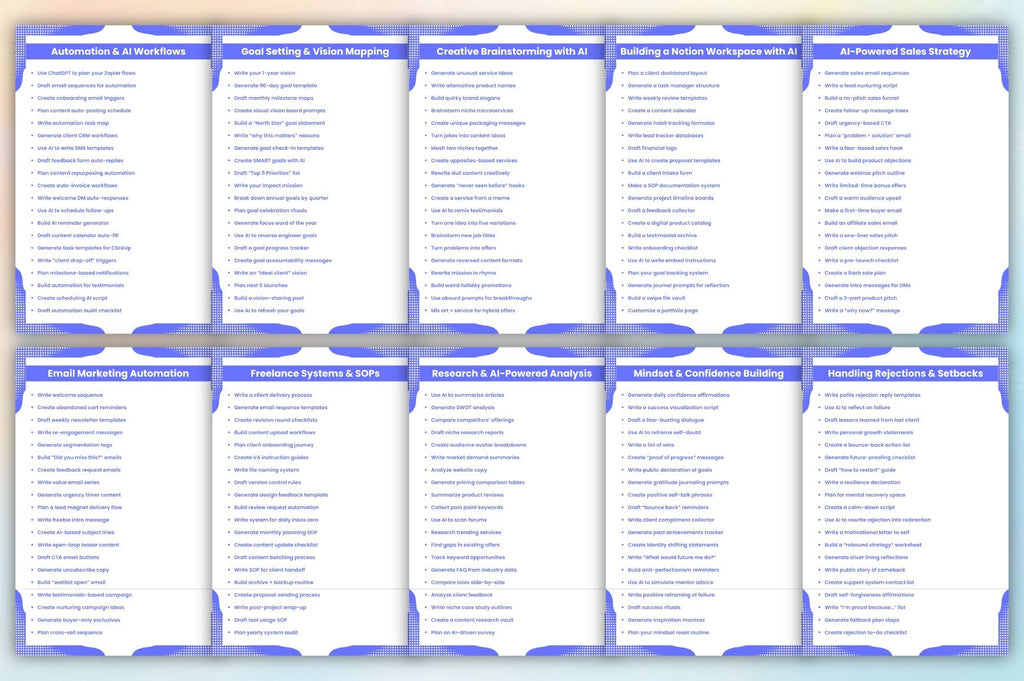 AI Freelancer Toolkit Prompts