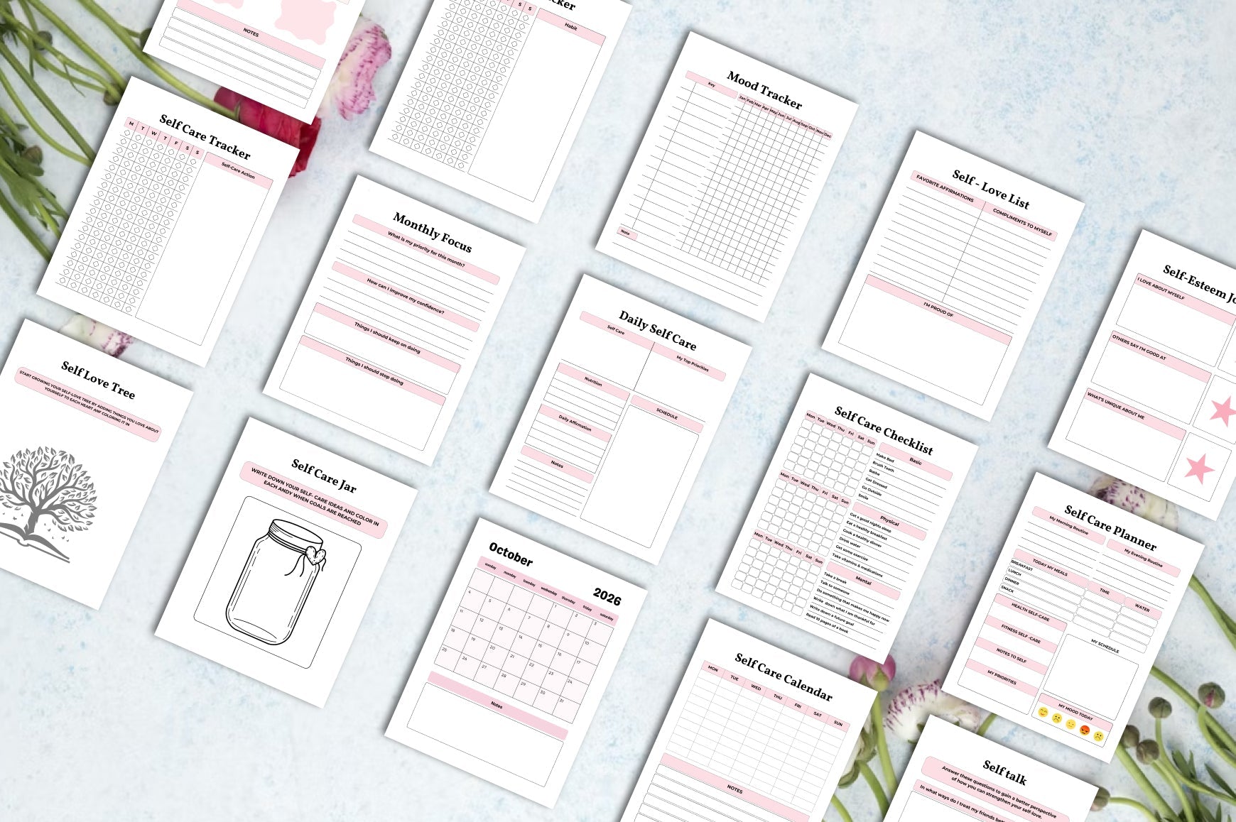 Self Love Work Planner