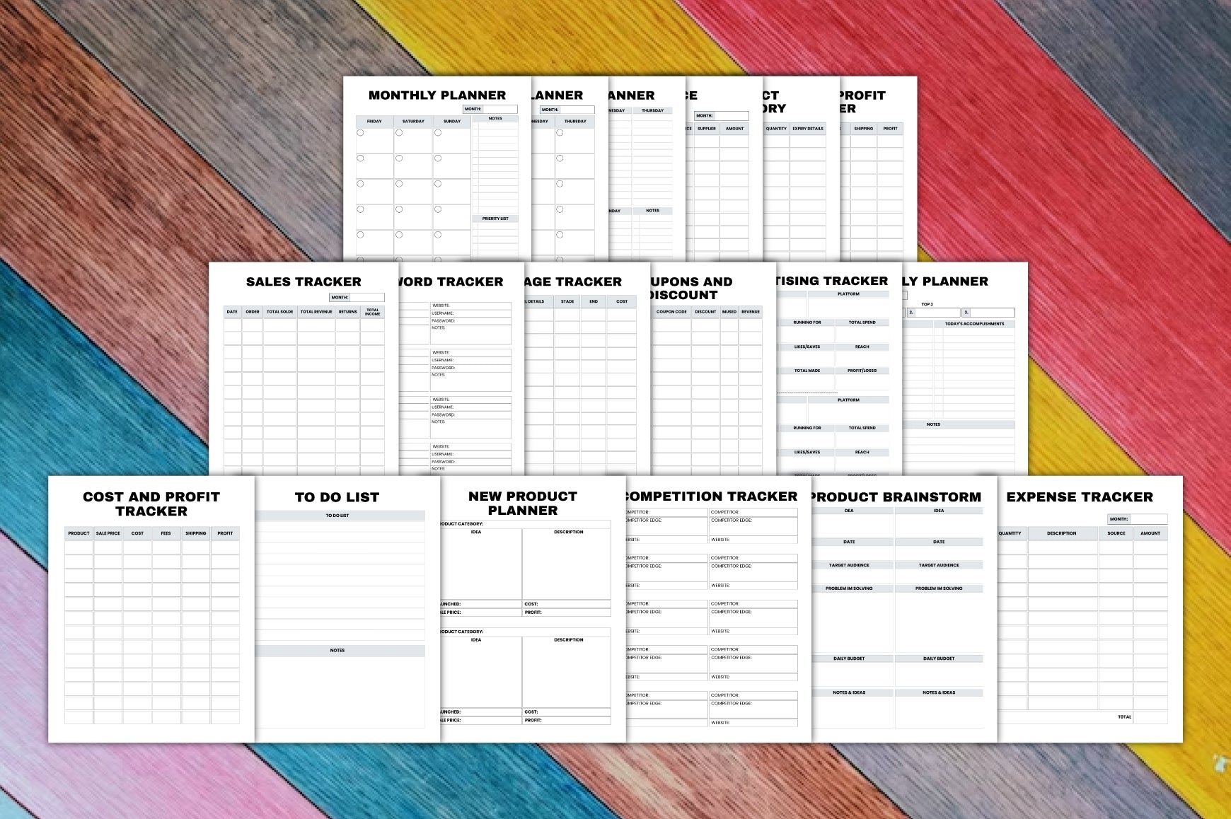 Business Planner Template