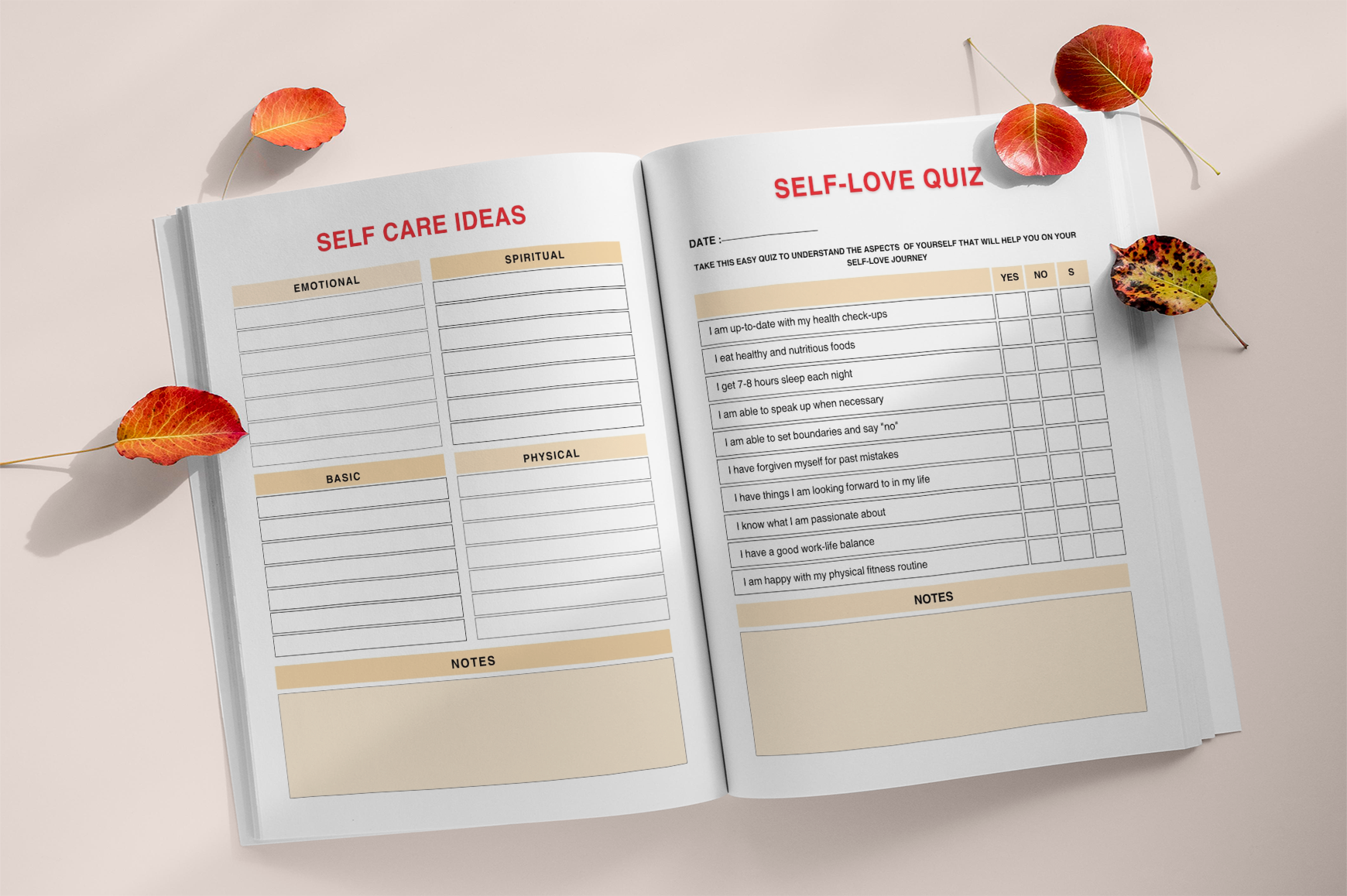 Mindful Self-Care Book
