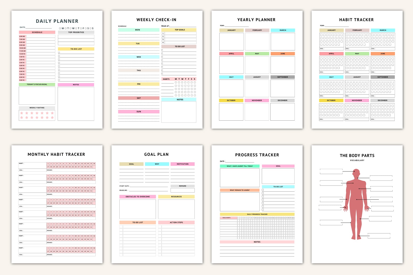 Language Learning Planner