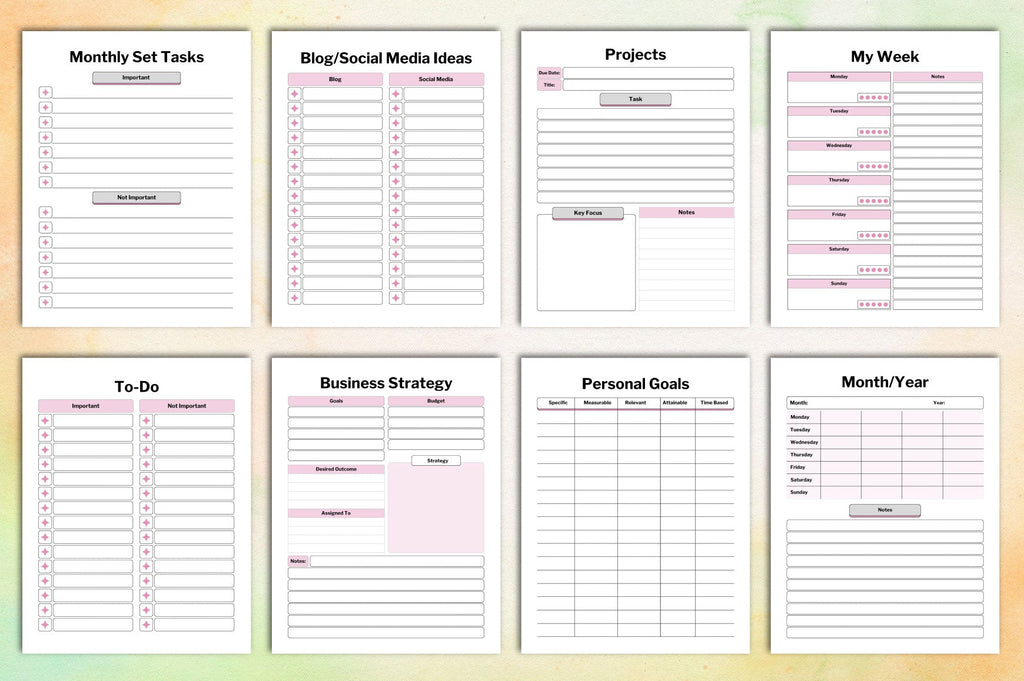 Side Hustle Planner