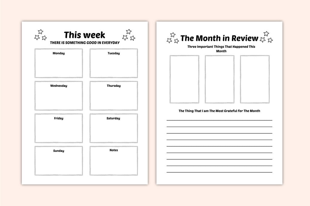 Kids Gratitude and Thankfulness Journal