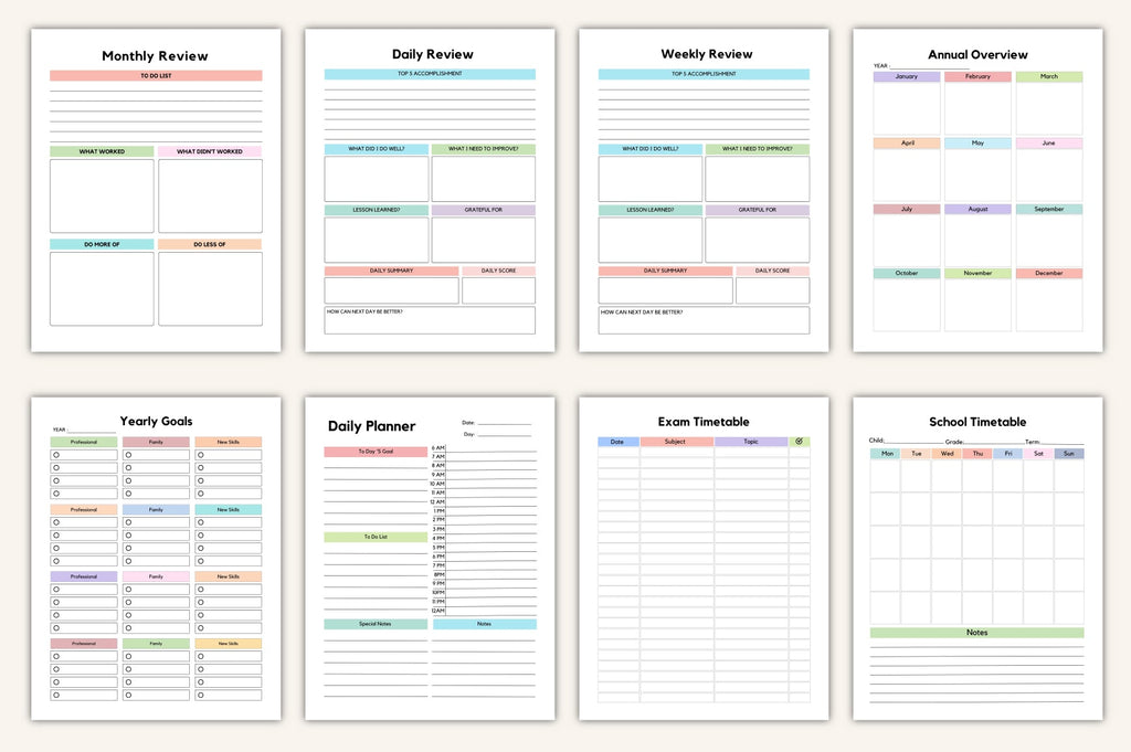 Back to School Planner