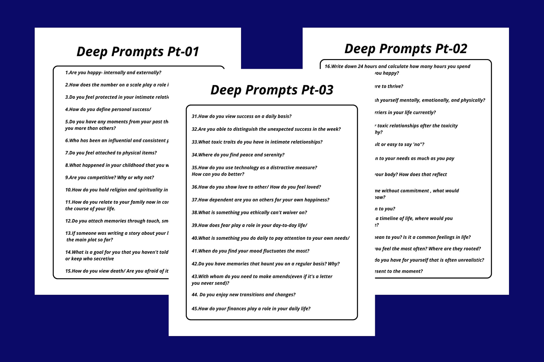 Deep Prompts Optimization