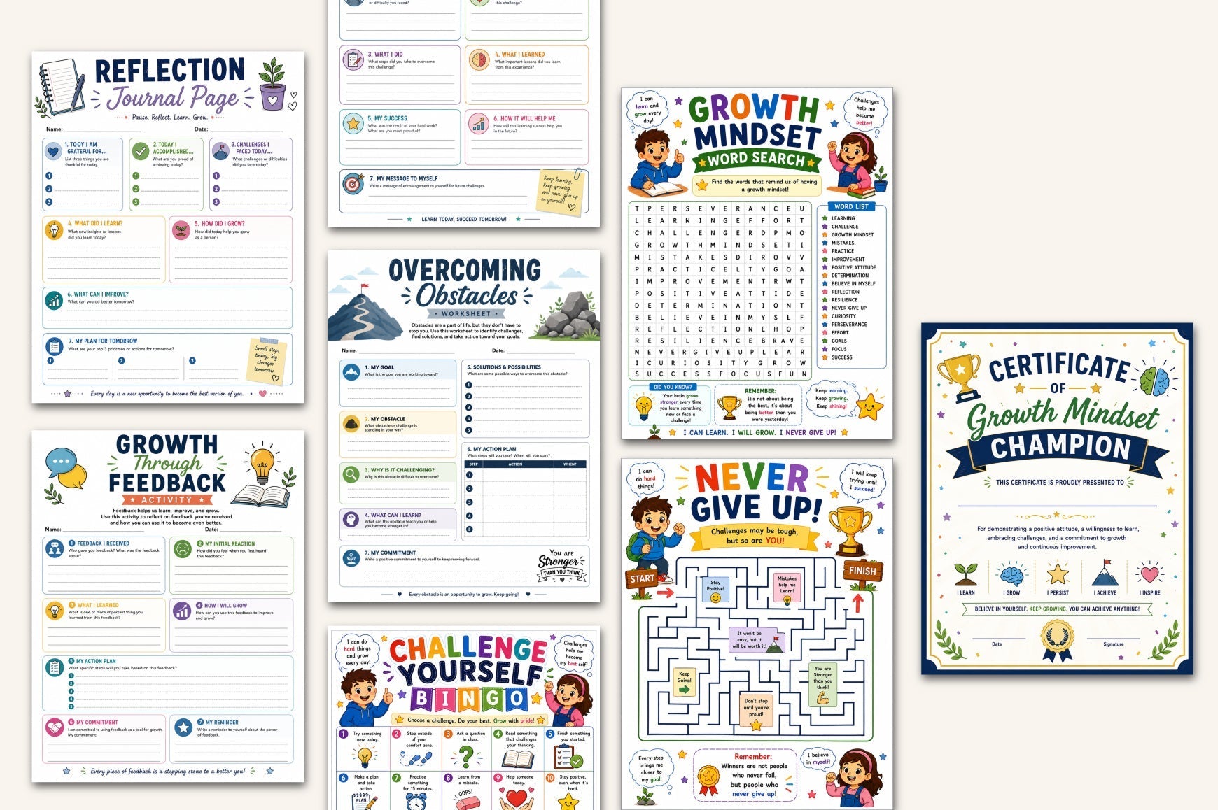 Growth Mindset Challenge Workbook
