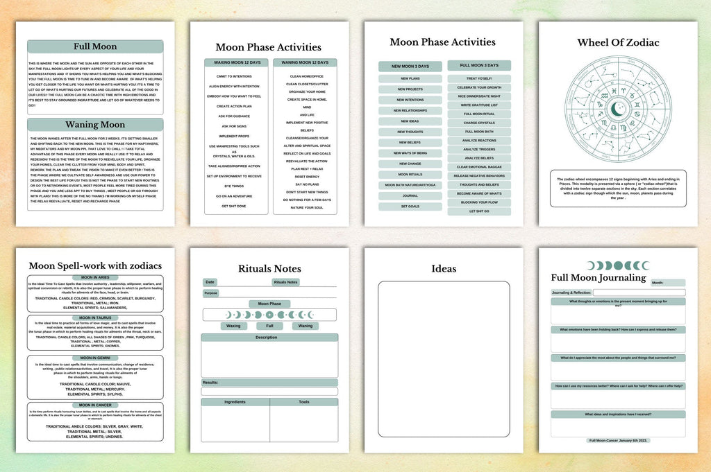 Moon Astrology Planner