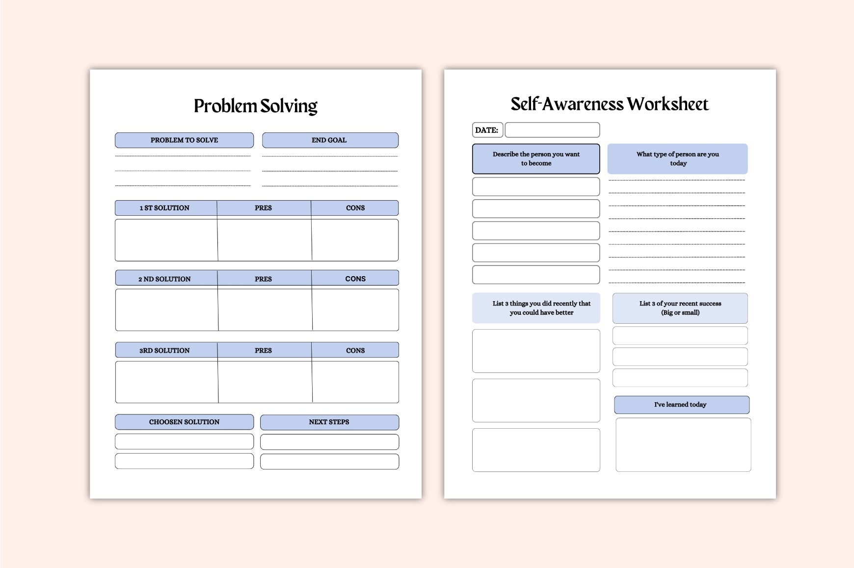 Confidence Building Journal