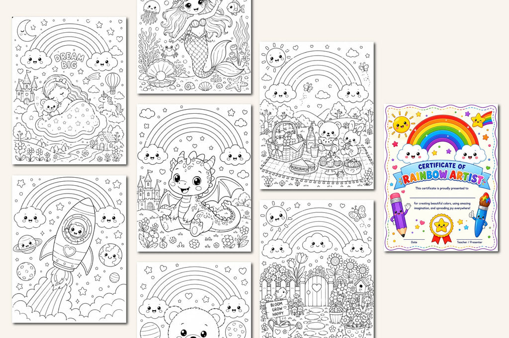 Rainbow Coloring Fun