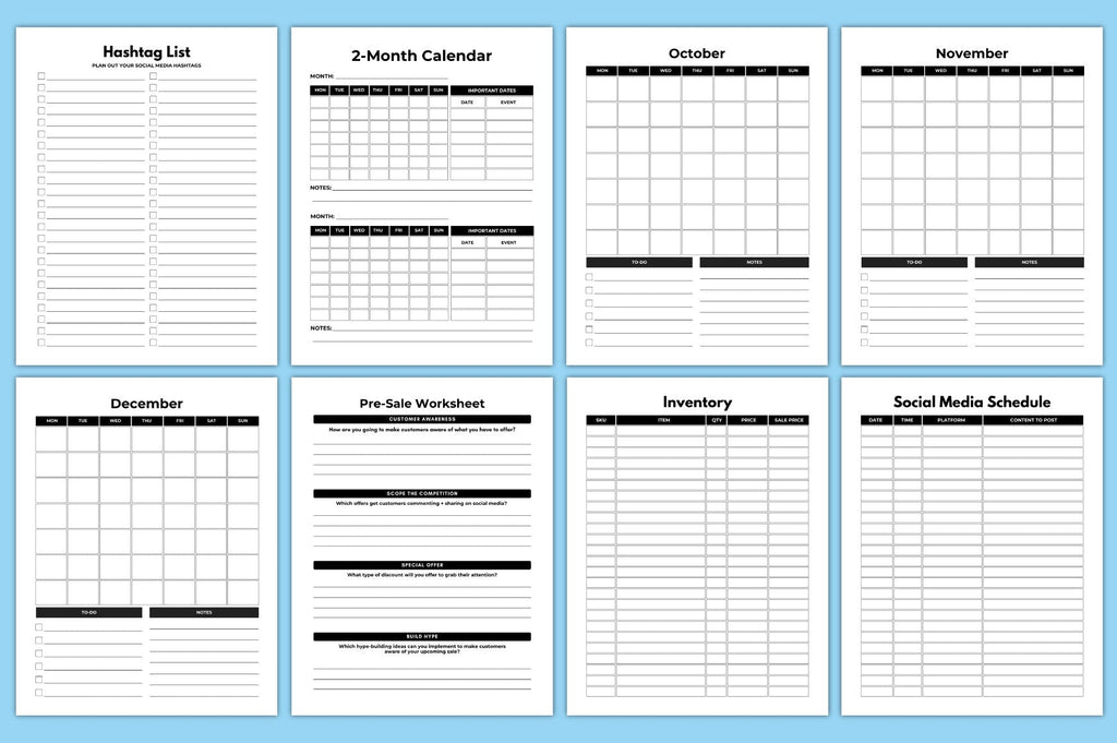Black Friday Shopping Planner