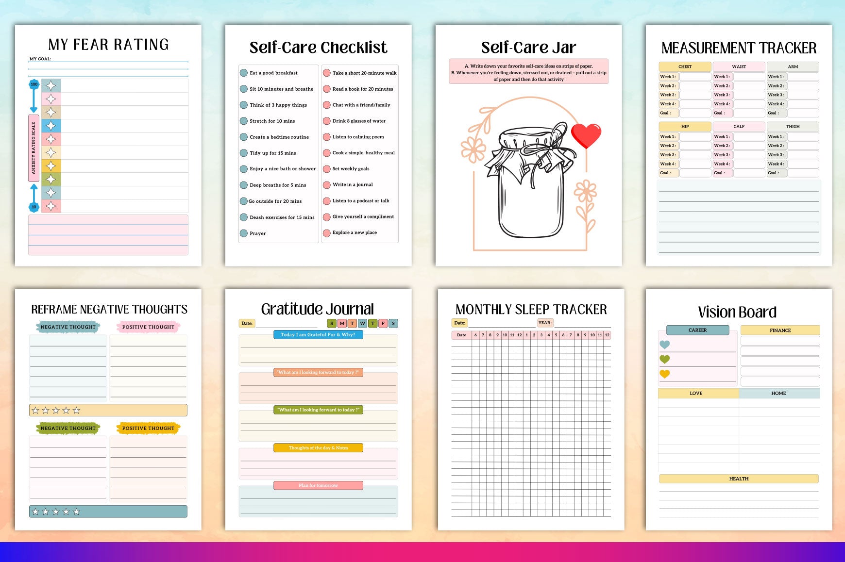 Mental Health CBT Workbook