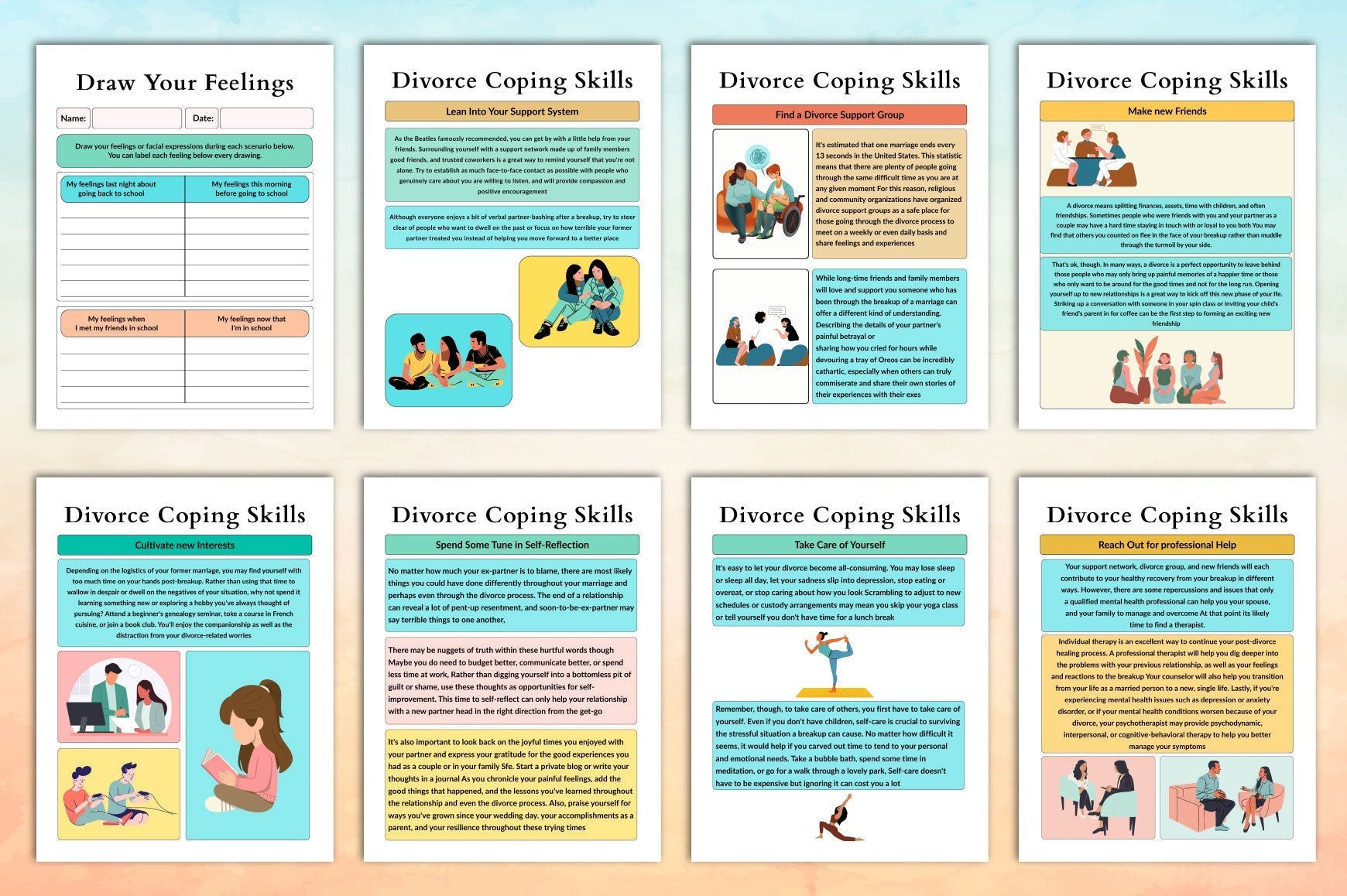 Coping With Divorce: Adult Planner