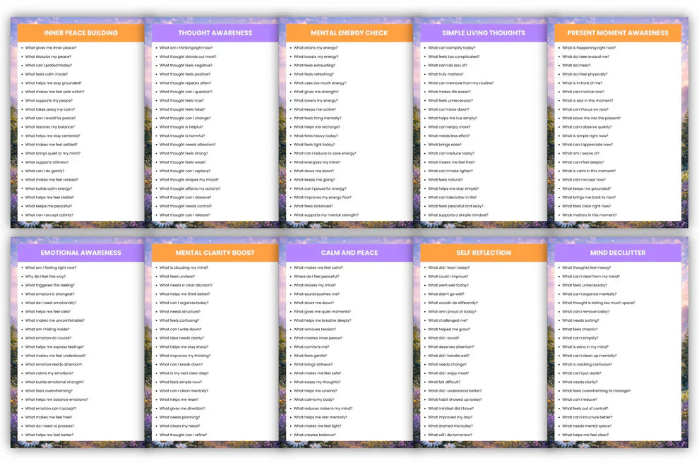 Clear Mind Prompts