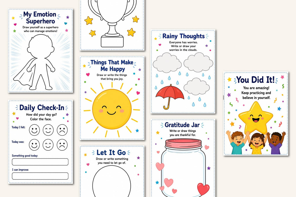 Kids Emotional Regulation Workbook