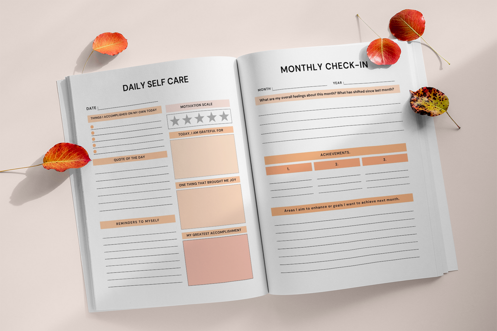 Mindfulness Mental Health Healing Journal