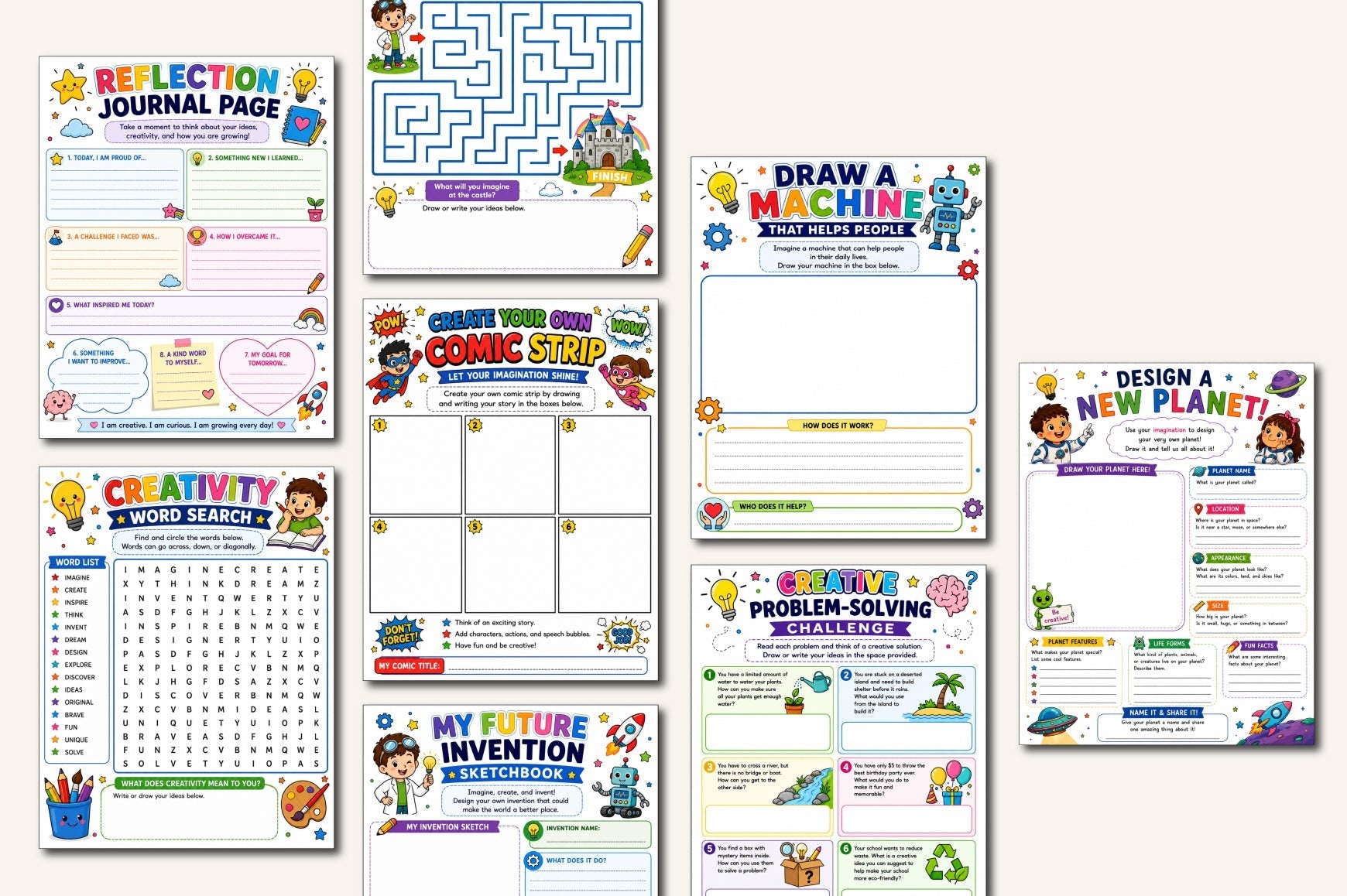 Creativity Imagination Workbook