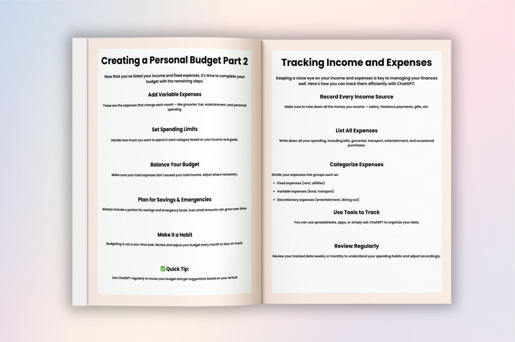 Smart Money Management with ChatGPT Planner