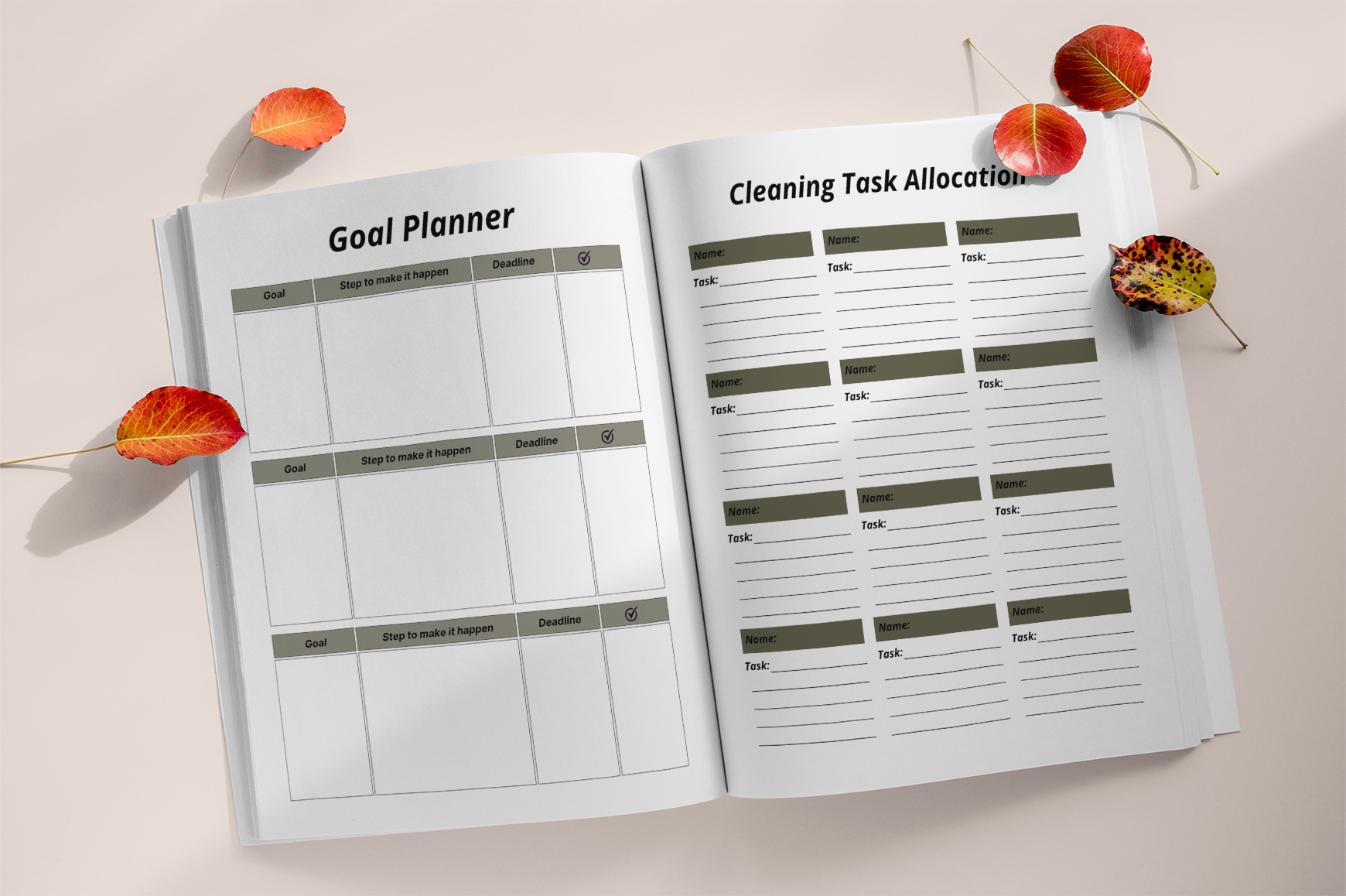 Simple Life Declutter Clean Space Planner