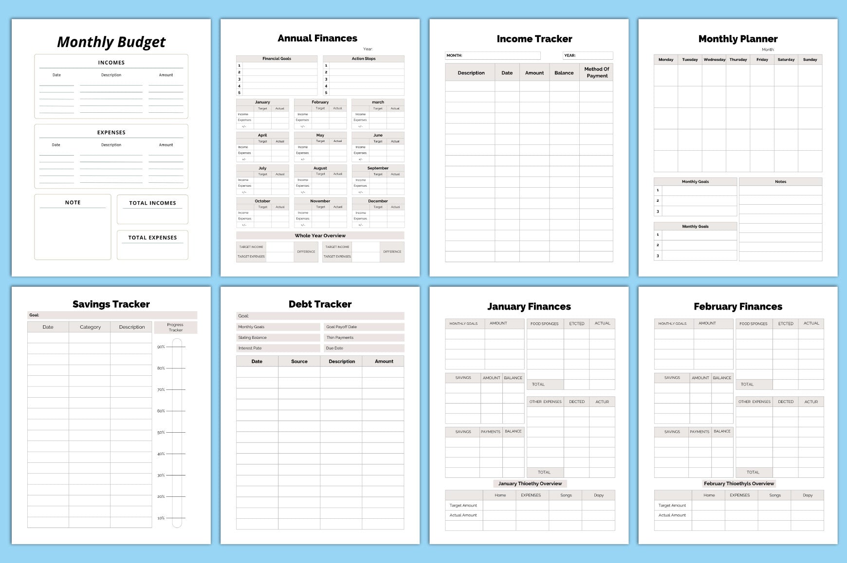 Debt Payoff Budget Planner