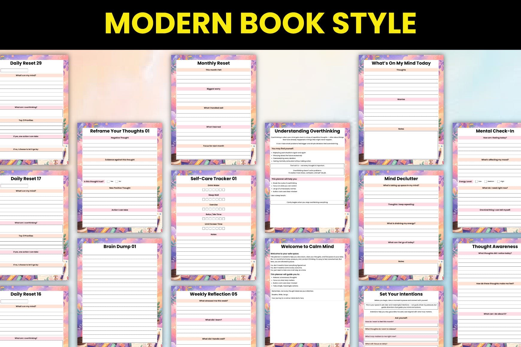 Overthink Less Planner