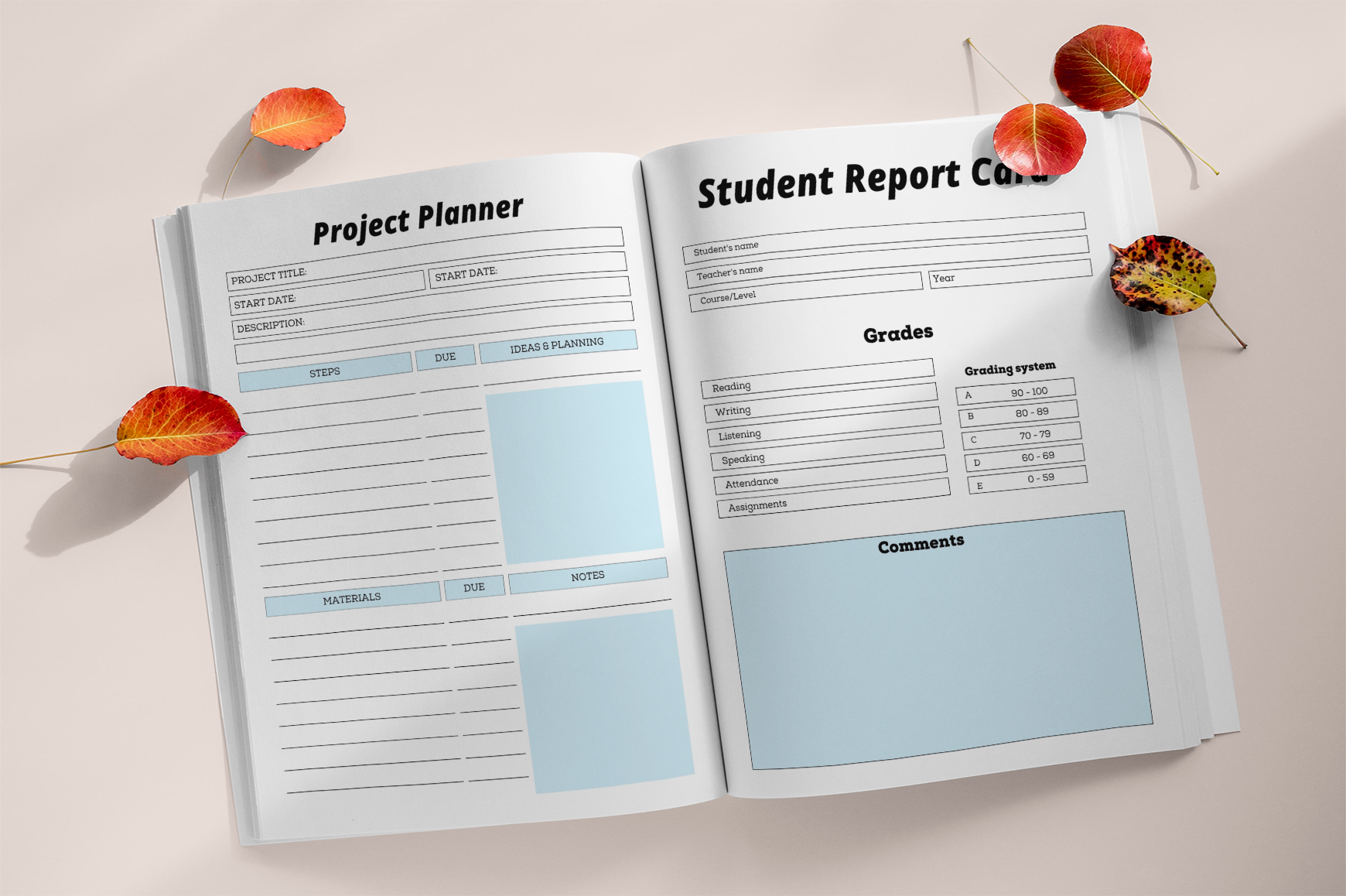 Daily Productivity Focus Goal Planner