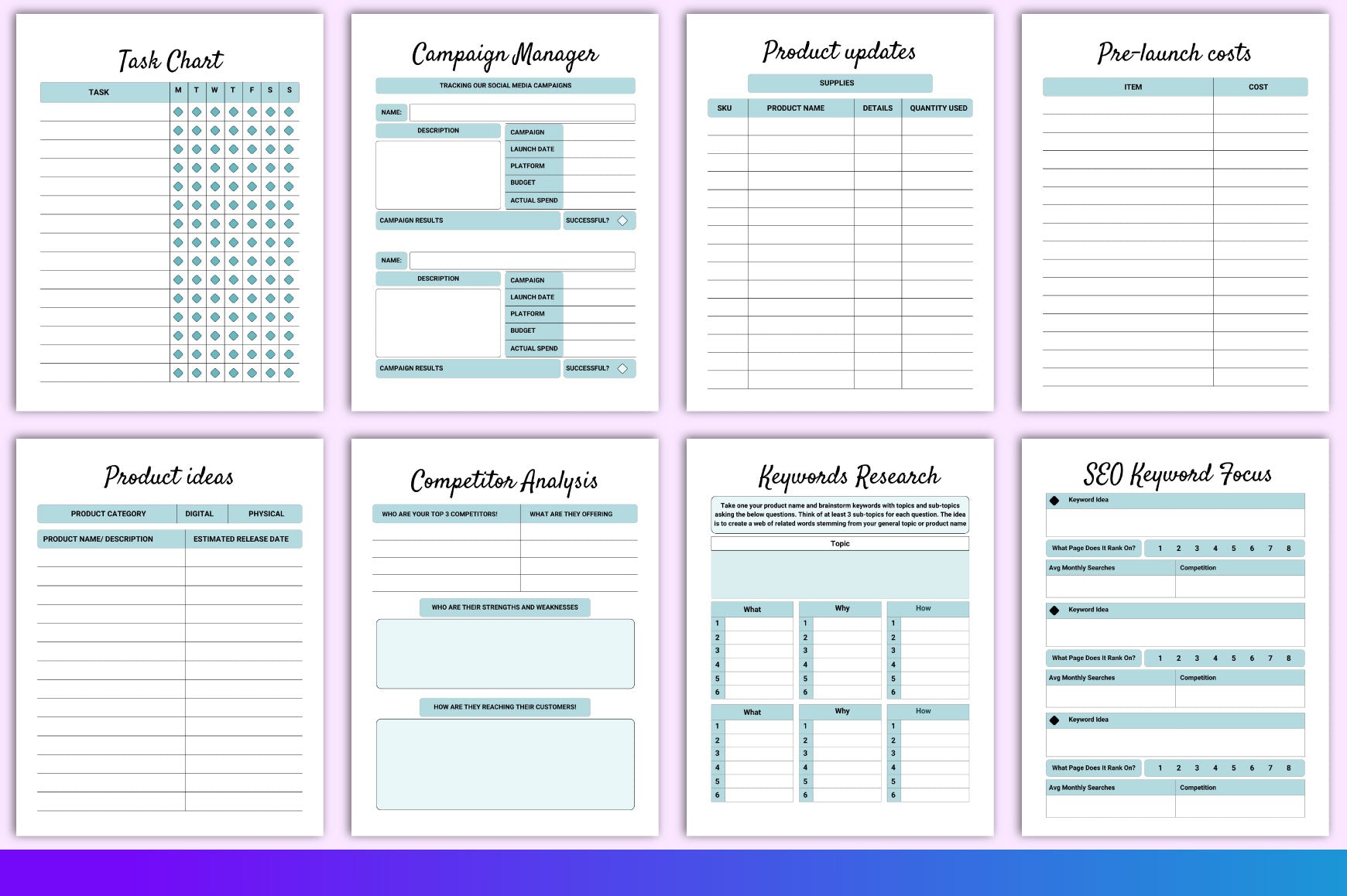 Marketing Planner Guide