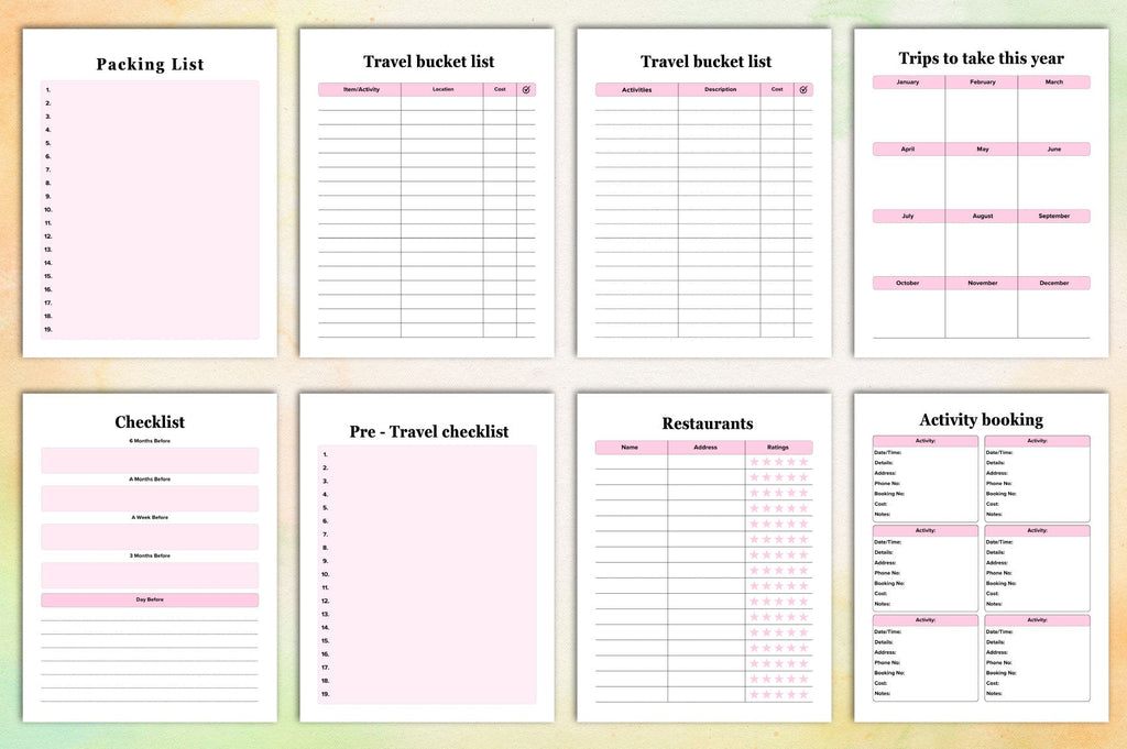 Travel Planner Guide
