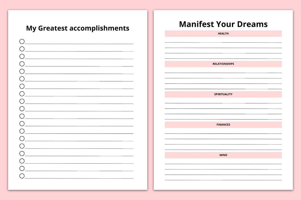 Self Esteem Journal for Personal Growth