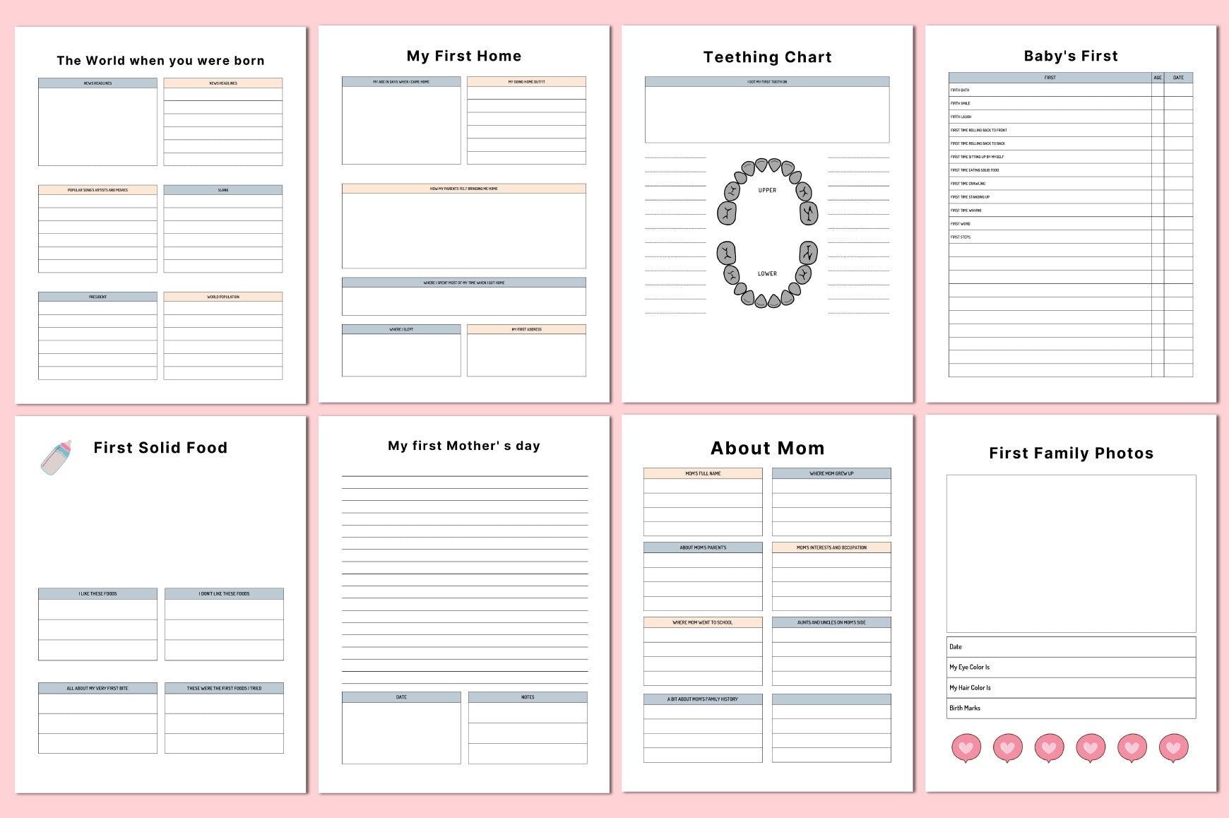 Mom Child Planner