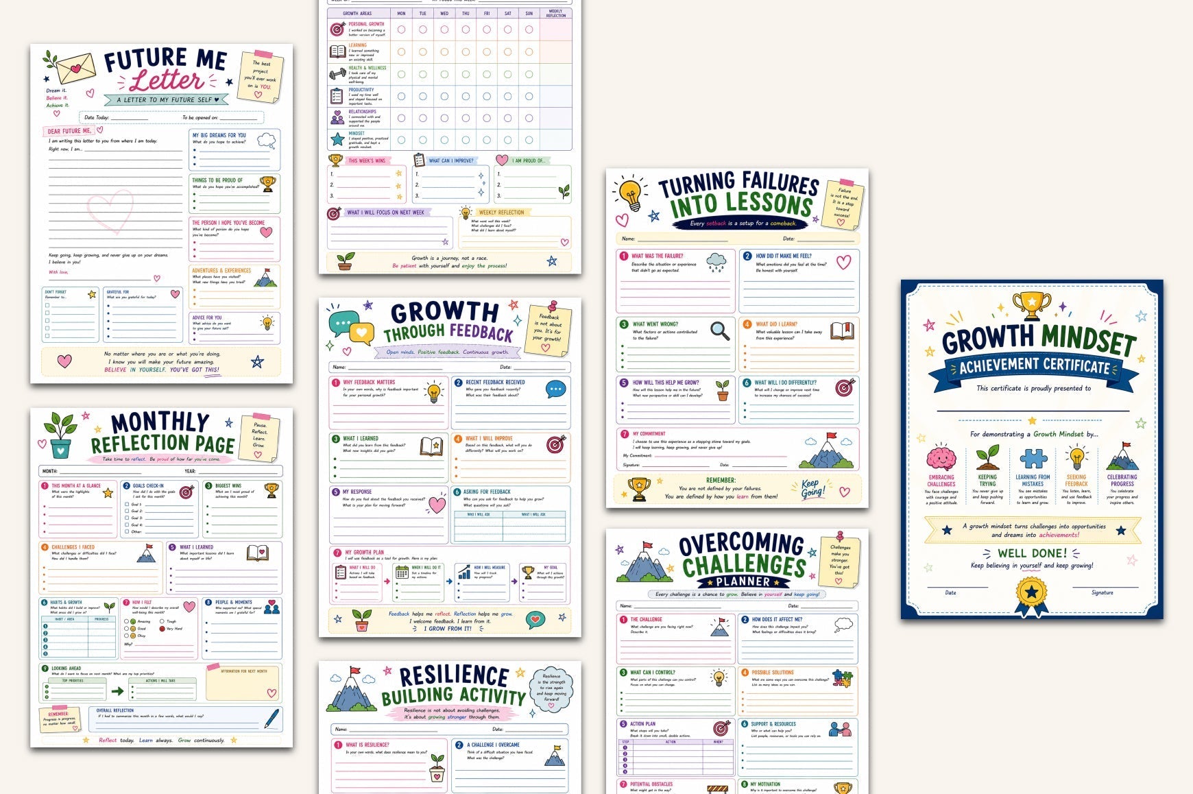 Growth Mindset For Teens Workbook