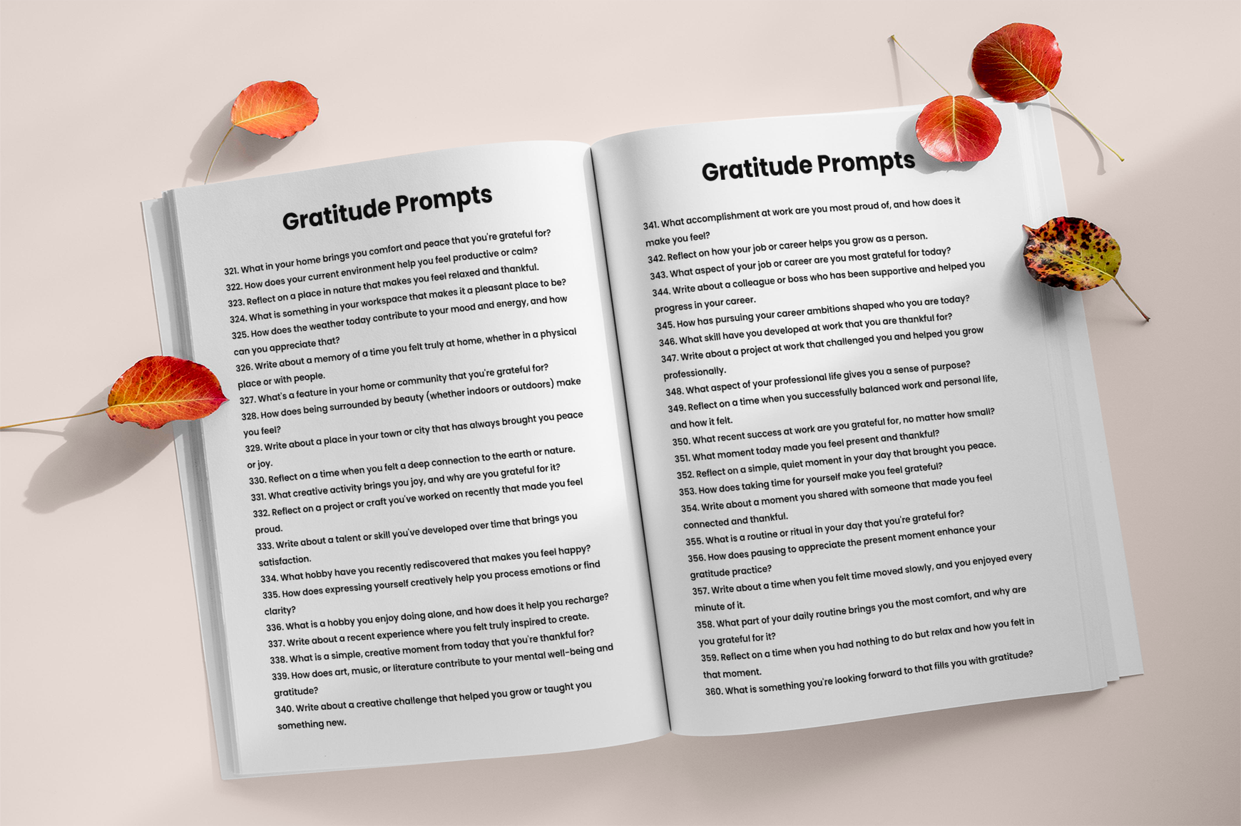 Grateful Mindset Prompts